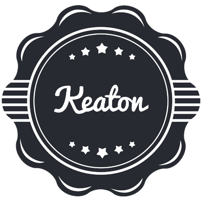 Keaton badge logo