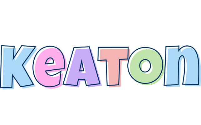 Keaton pastel logo