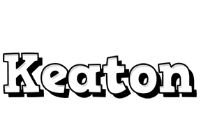 Keaton snowing logo