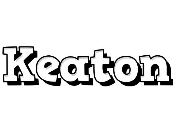 Keaton snowing logo