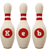 Keb bowling-pin logo