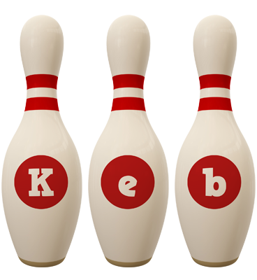 Keb bowling-pin logo
