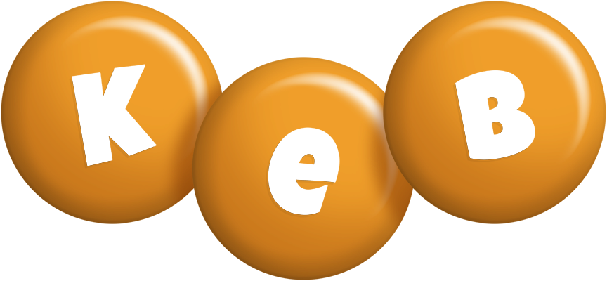 Keb candy-orange logo