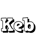 Keb snowing logo