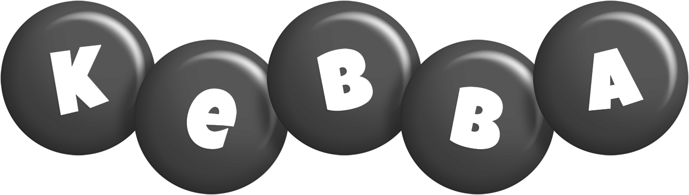 Kebba candy-black logo