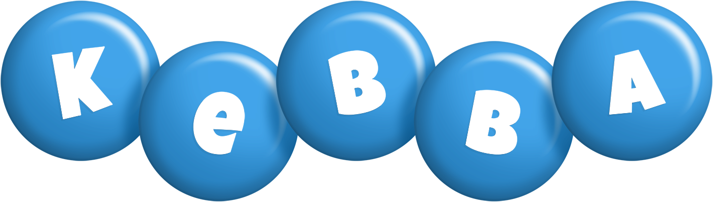 Kebba candy-blue logo