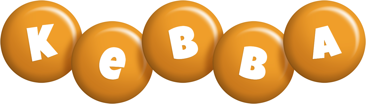 Kebba candy-orange logo