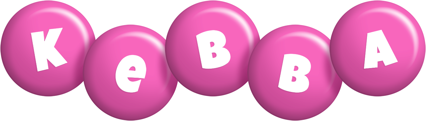 Kebba candy-pink logo