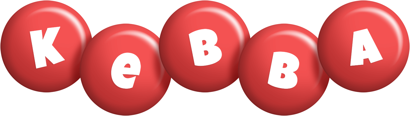 Kebba candy-red logo