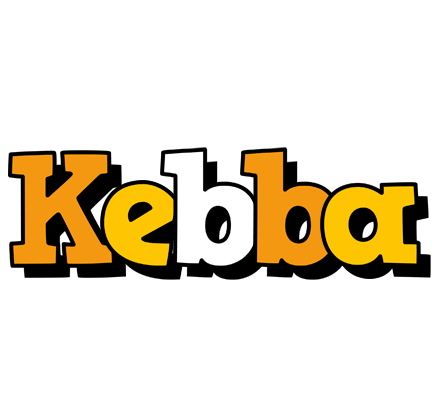 Kebba cartoon logo
