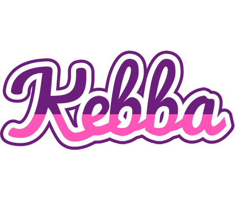 Kebba cheerful logo