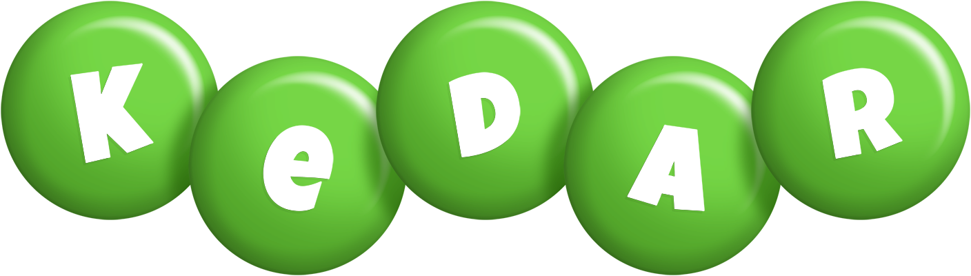 Kedar candy-green logo