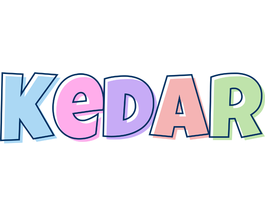 Kedar pastel logo