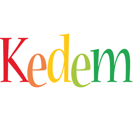 Kedem birthday logo