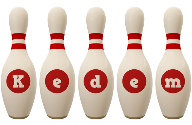 Kedem bowling-pin logo