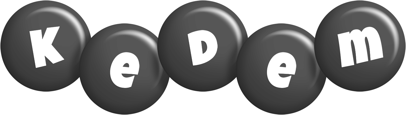 Kedem candy-black logo