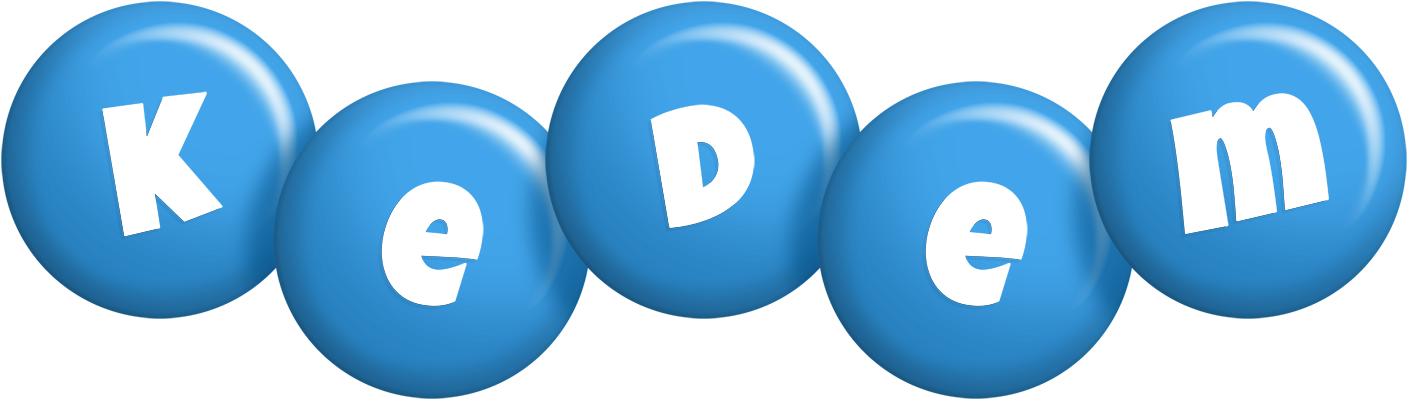 Kedem candy-blue logo