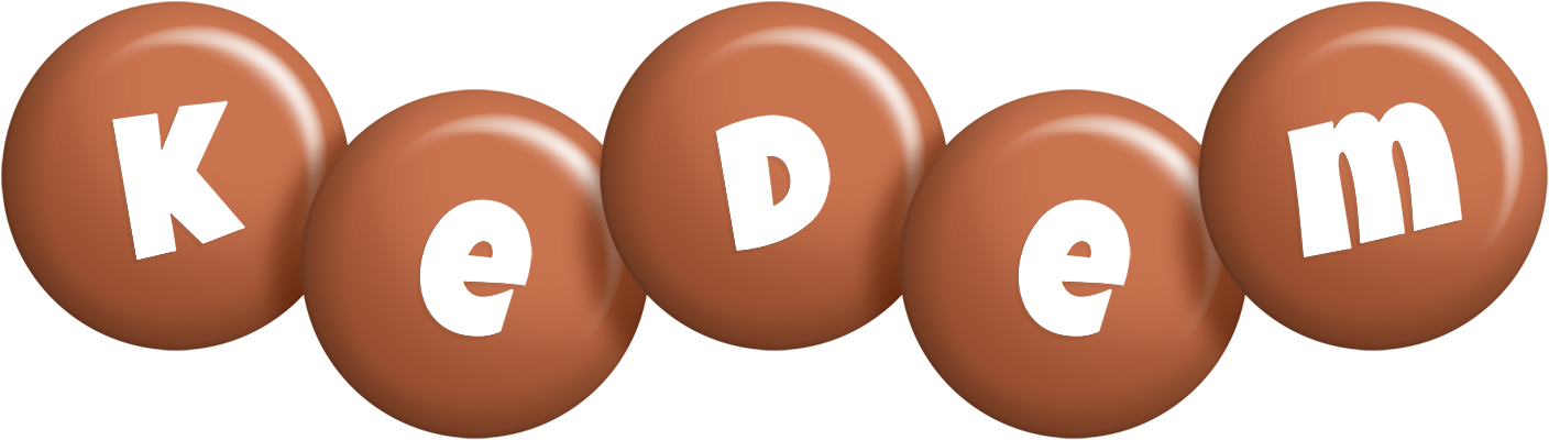 Kedem candy-brown logo