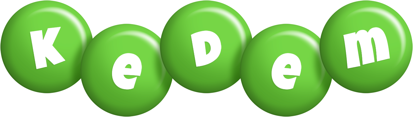 Kedem candy-green logo