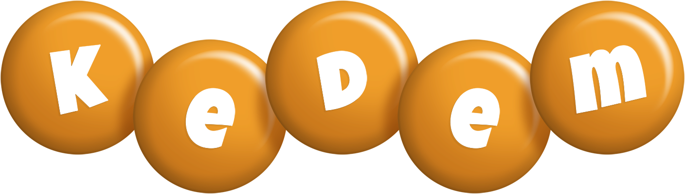Kedem candy-orange logo