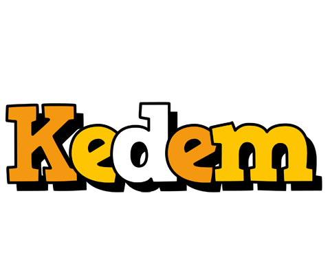 Kedem cartoon logo