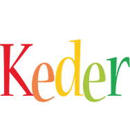 Keder birthday logo