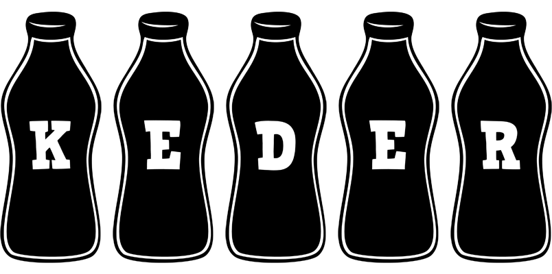 Keder bottle logo