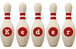 Keder bowling-pin logo