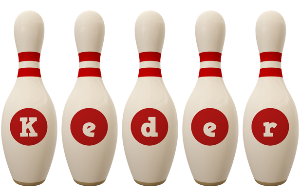 Keder bowling-pin logo