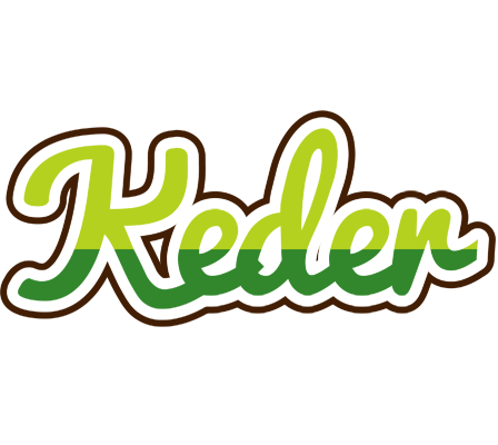 Keder golfing logo