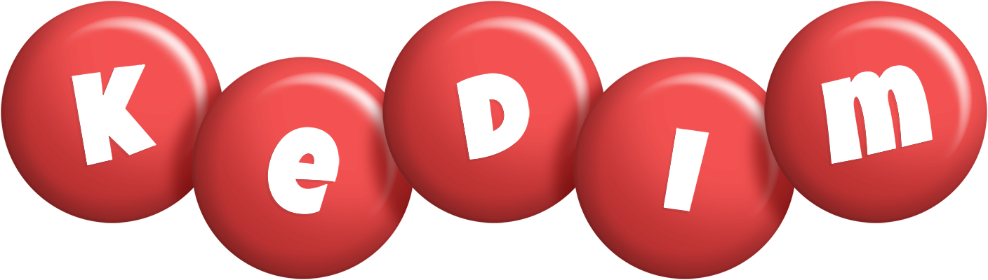 Kedim candy-red logo