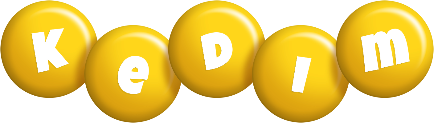 Kedim candy-yellow logo