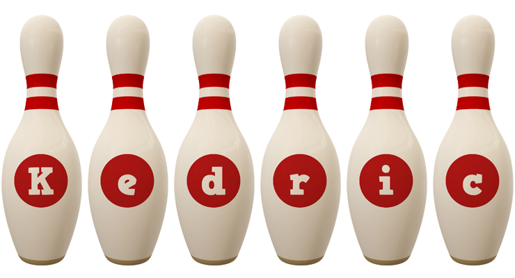 Kedric bowling-pin logo