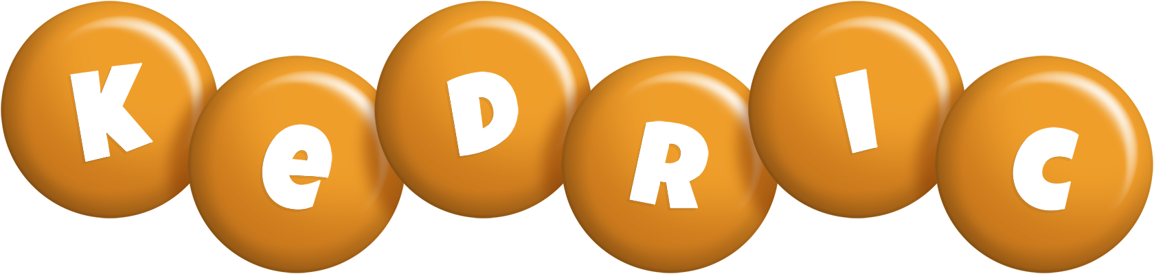 Kedric candy-orange logo