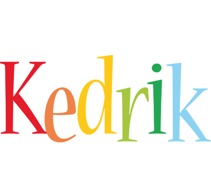 Kedrik birthday logo