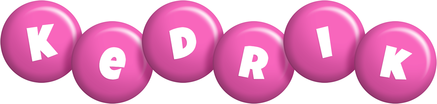 Kedrik candy-pink logo