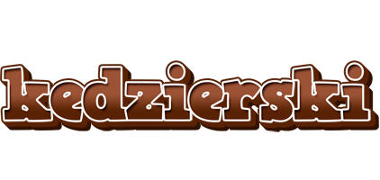 Kedzierski brownie logo