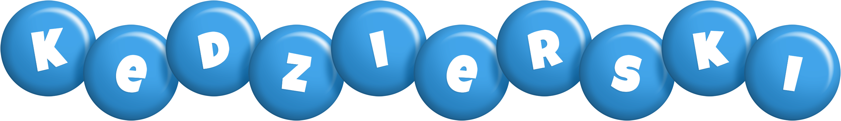 Kedzierski candy-blue logo
