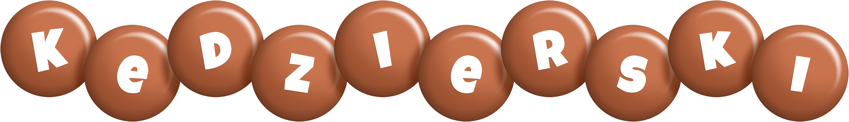 Kedzierski candy-brown logo