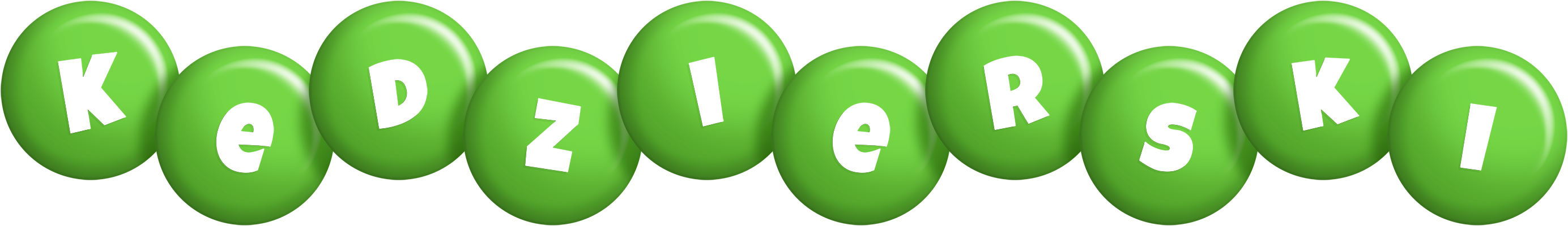 Kedzierski candy-green logo
