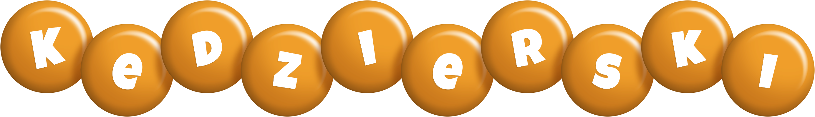 Kedzierski candy-orange logo
