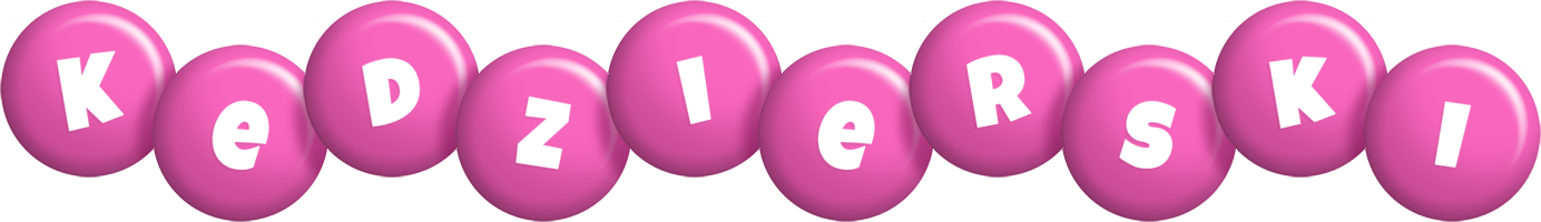 Kedzierski candy-pink logo