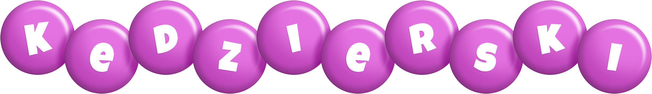 Kedzierski candy-purple logo