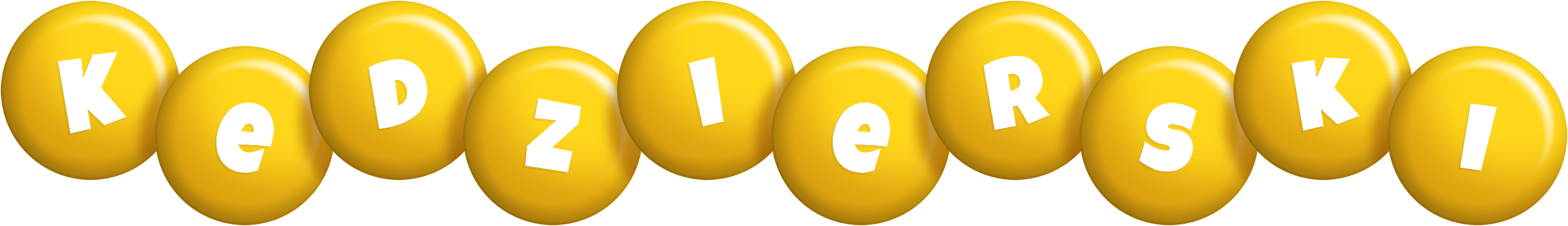 Kedzierski candy-yellow logo