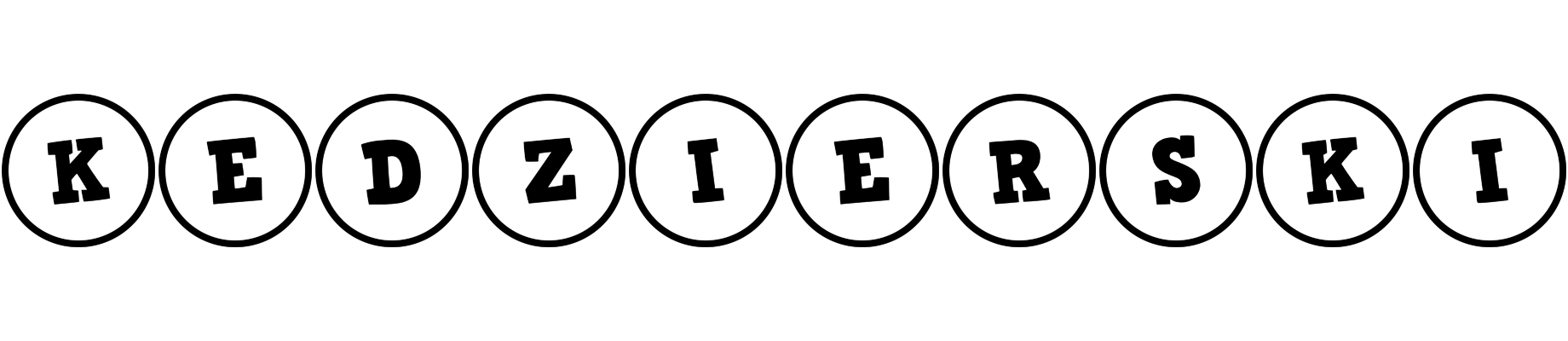 Kedzierski handy logo