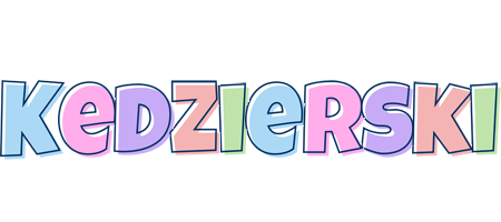 Kedzierski pastel logo