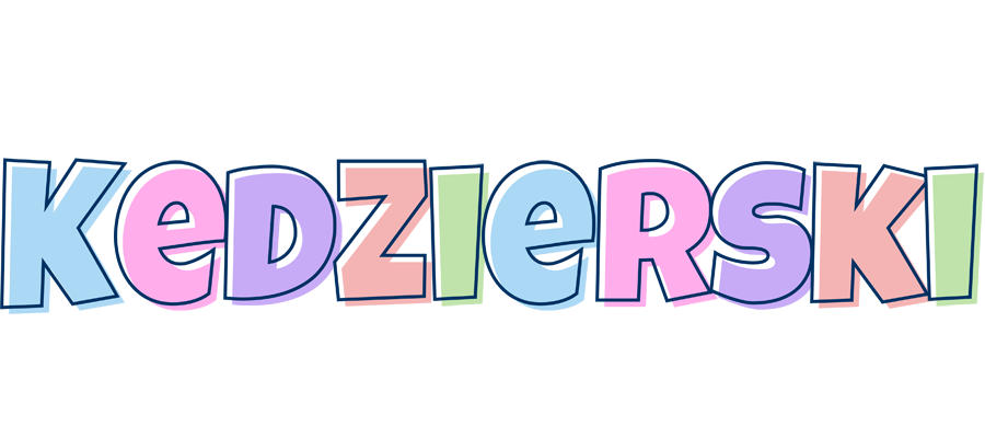 Kedzierski pastel logo