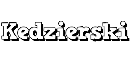 Kedzierski snowing logo