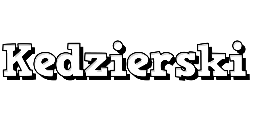 Kedzierski snowing logo