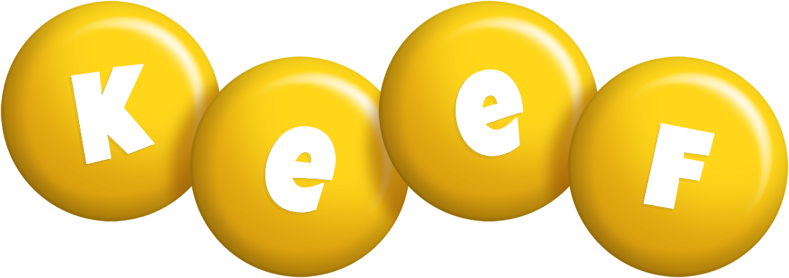 Keef candy-yellow logo